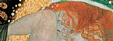 Gustav Klimt Canvas Paintings - Danae (detail)